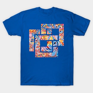 Abstract Psychedelic Hippie Art T-Shirt